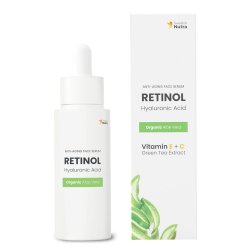 Anti-aging arcápoló szérum retinollal, hialuronnal és növényi kollagénnel, Swedish Nutra, 50 ml