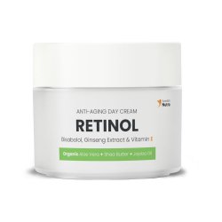 Anti-aging nappali krém retinollal, hialuronnal és növényi kollagénnel, Swedish Nutra, 50 ml
