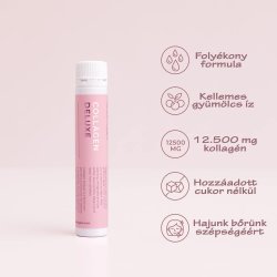 Collagen Deluxe Shots - 12.500 mg halkollagén/adag, 30 ampulla