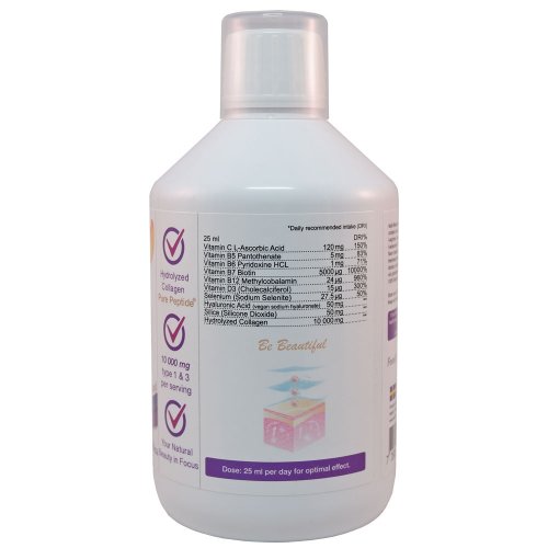 Cukormentes marha kollagén ital, 500 ml