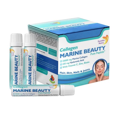 Marine Beauty - 10.000 mg halkollagén komplex ivóampulla, 30db x 25ml