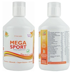 Mega Sport - folyékony vitamin komplex sportoláshoz, 500 ml Mega Sport - folyékony vitamin komplex sportoláshoz, 500 ml