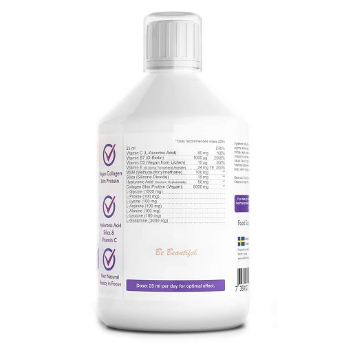 Vegán kollagén ital vitaminokkal dúsítva, 500 ml