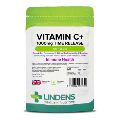C-vitamin+ 1000mg folyamatos felszívódású (120 tabletta) C-vitamin+ 1000mg folyamatos felszívódású (120 tabletta)