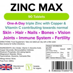 Cink Max tabletta (90 tabletta)