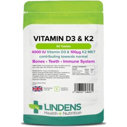 D3-vitamin 4000IU & K2 (90 tabletta)