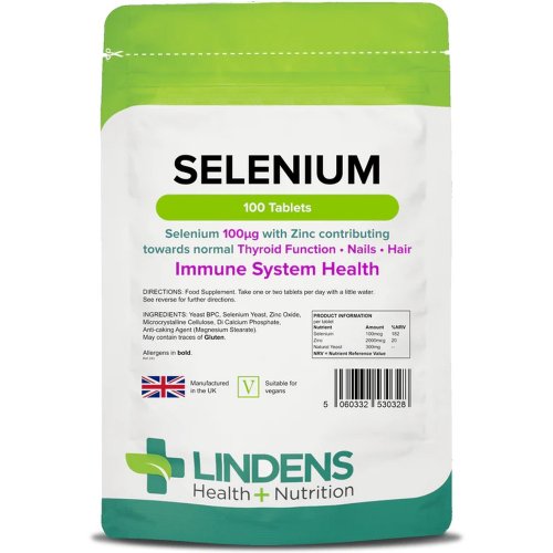 Szelén (100mcg) és cink tabletta, 100 tabletta