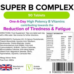 Szuper B-vitamin komplex (90 tabletta)