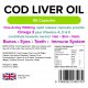 Tőkehalmáj olaj kapszula omega 3-al, 1000mg (90 kapszula)