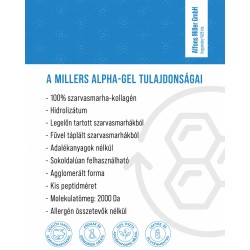 Millers Alpha Gél - 100% tiszta marha kollagén por, 530 g