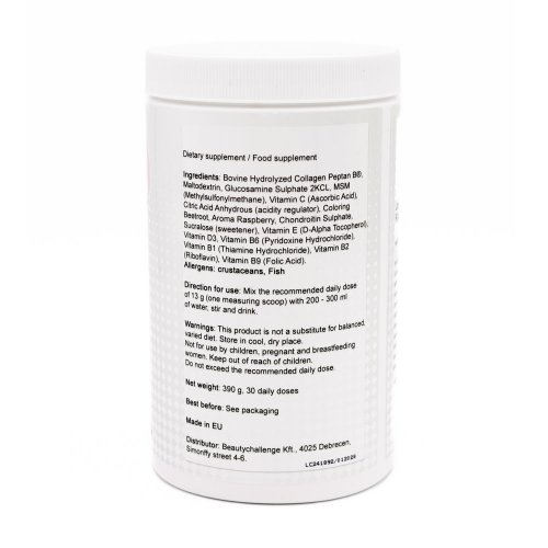 Joint Collagen Complex - málna ízű kollagén italpor ízületekre, 390g
