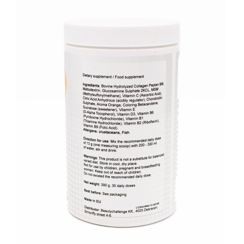 Joint Collagen Complex - narancs ízű kollagén italpor ízületekre, 390g