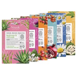 Hidratáló fátyolmaszk – hialuronsavval és aloe verával, Hydrate & Refresh