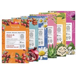 Fátyolmaszk antioxidáns hatással C-vitaminnal, Detox & Relax