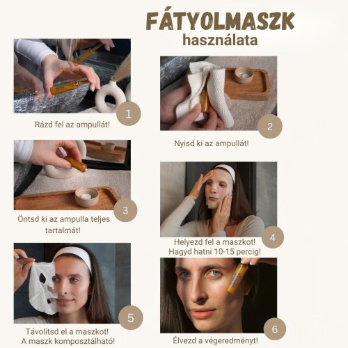 Gazdag ápoló fátyolmaszk – intenzív ápolás bakuchiollal és shea vajjal, Vitalise & Shine