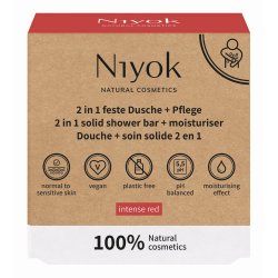 2 az 1-ben szilárd tusfürdő és testápoló, Intense Red