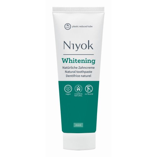 NIYOK fogfehérítő hatású vegán fogkrém, mentolos, 75 ml