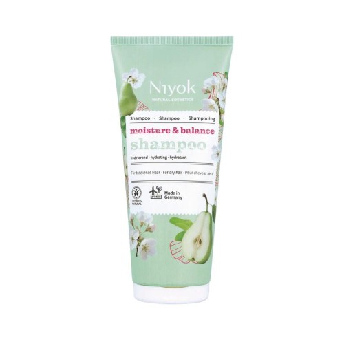 Niyok Moisture & Balance sampon – hidratáló ápolás és természetes egyensúly száraz hajra