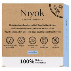 Sensitive all-in-one szilárd tusfürdő – bőrápolás és hajápolás egyben