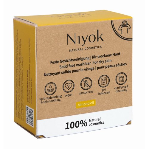 Szilárd arctisztító száraz bőrre – mandulaolaj