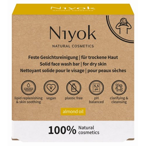 Szilárd arctisztító száraz bőrre – mandulaolaj