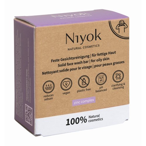 Szilárd arctisztító zsíros bőrre - cink komplex