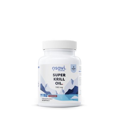 Super Krill Olaj 1180 mg, természetes Omega-3 és kolinforrás, 60 kapszula Super Krill Olaj 1180 mg, természetes Omega-3 és kolinforrás, 60 kapszula