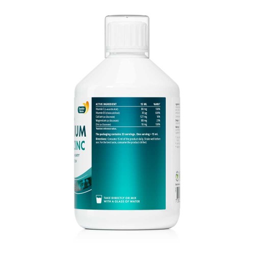 CAL-MAG folyékony Kálcium Magnézium Cink D3 és C vitamin, 500 ml