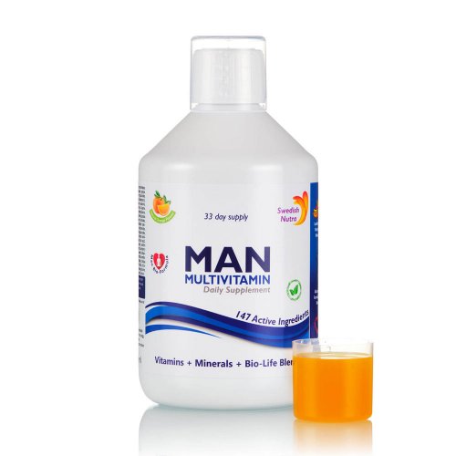 Multivitamin folyadék férfiak számára, 500 ml