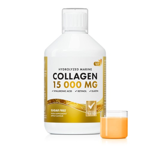 Marine Collagen 15.000 mg - extra adag halkollagén retinollal és elasztinnal, 500 ml