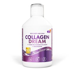 Collagen Dream - halkollagén, magnézium és gyógynövényes relaxációs keverék, 500 ml Collagen Dream - halkollagén, magnézium és gyógynövényes relaxációs keverék, 500 ml